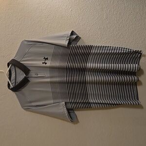 Under Armour Gray Golf Shirt - Large
